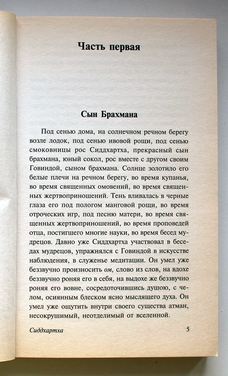 Гессе Герман. Сиддхартха. Путешествие к земле Востока