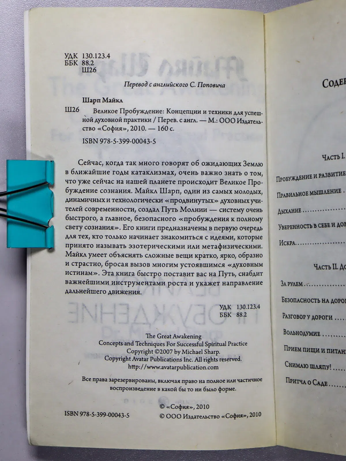 Шарп Майкл. Великое Пробуждение. Концепции и техники для успешной духовной практики