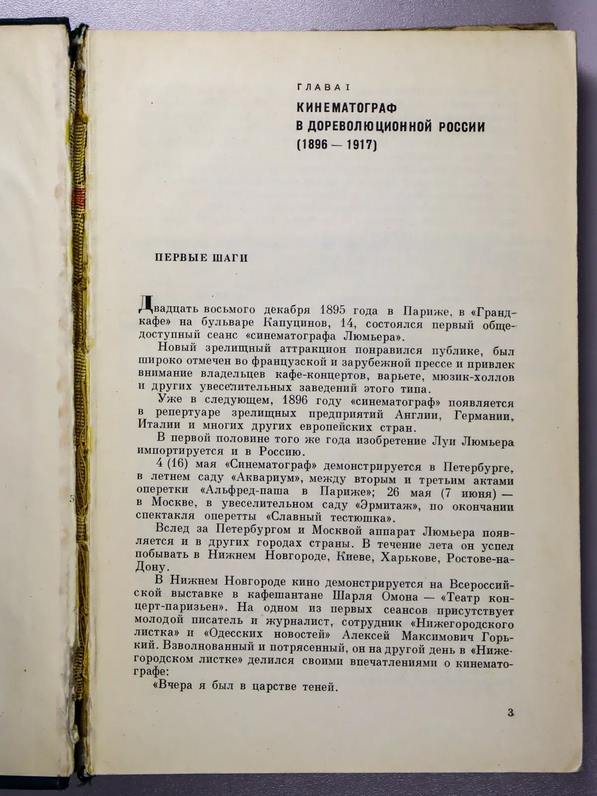 Лебедев Николай Алексеевич. Очерк истории кино СССР. Немое кино (1918–1934)