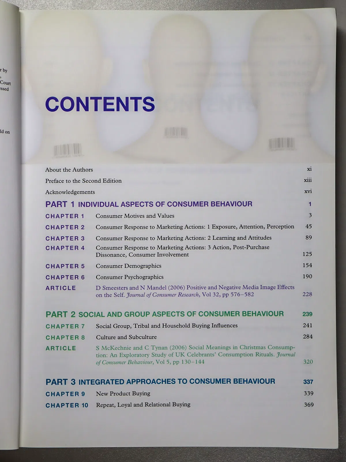 Evans M., Jamal A., Foxall G. Consumer Behaviour