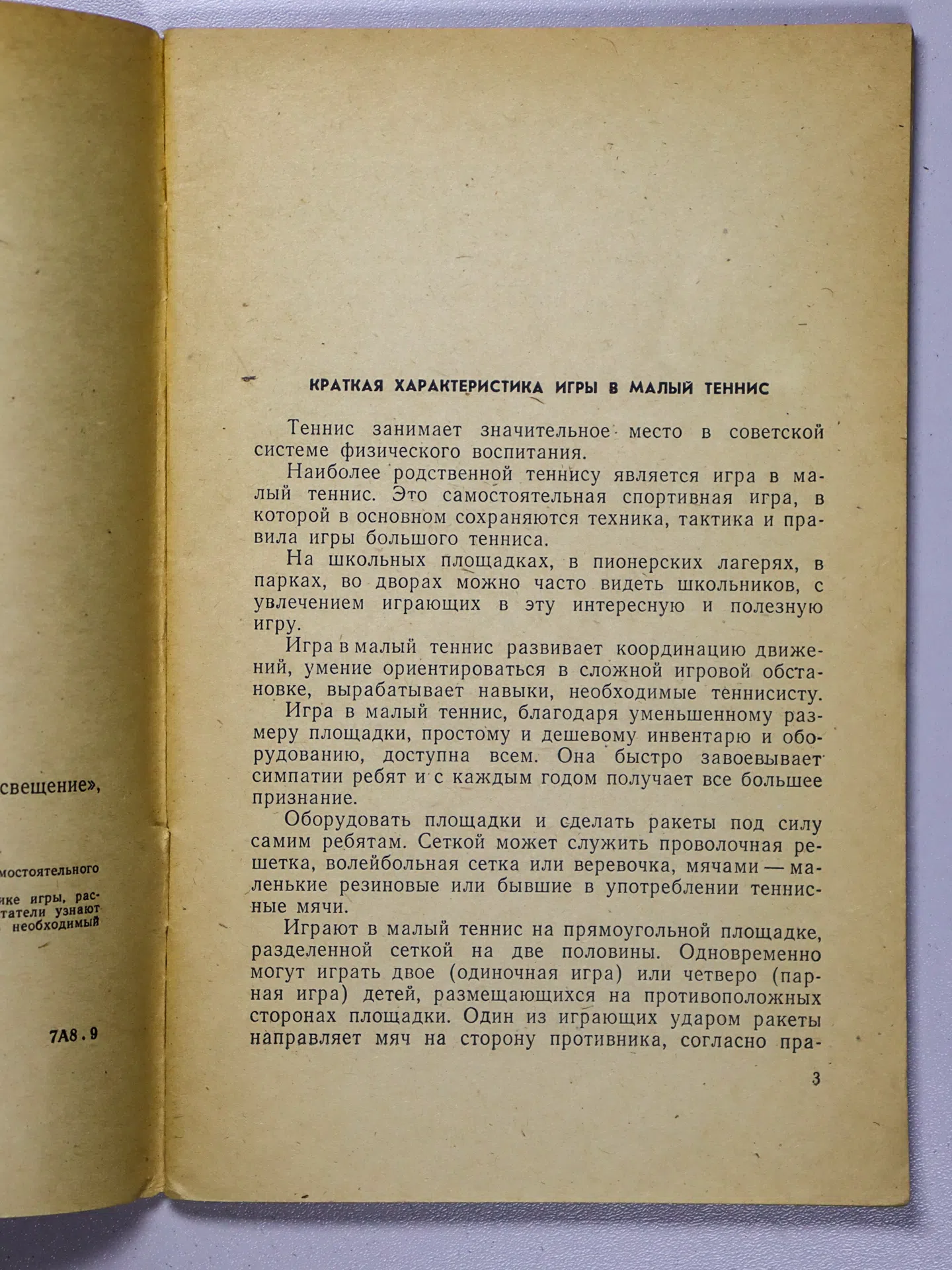 Шокин Александр Иванович. Малый теннис