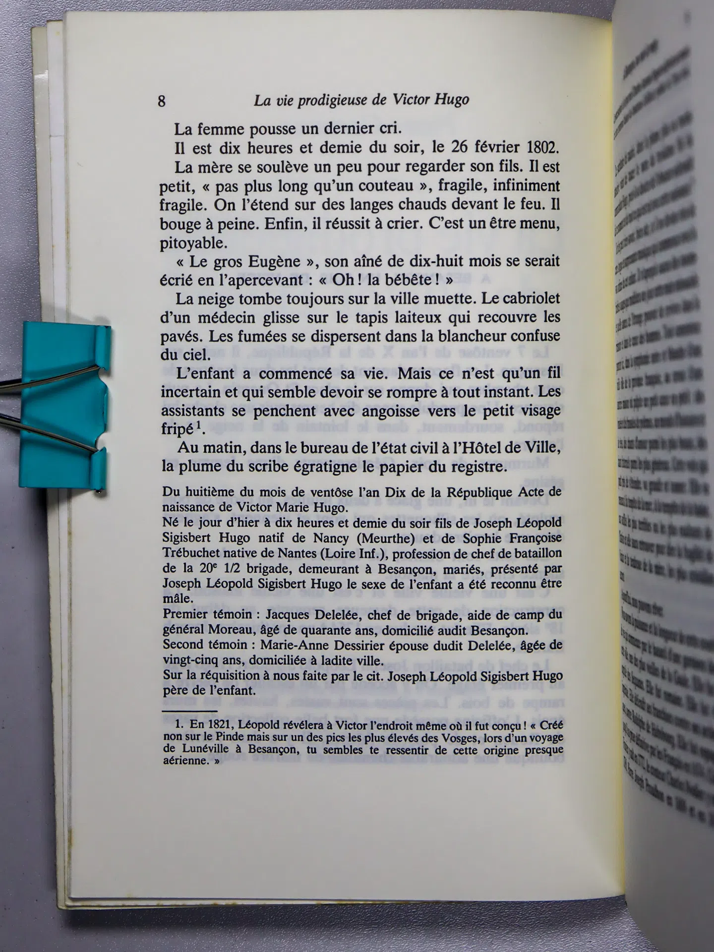 Gamarra Pierre. La vie prodigieuse de Victor Hugo