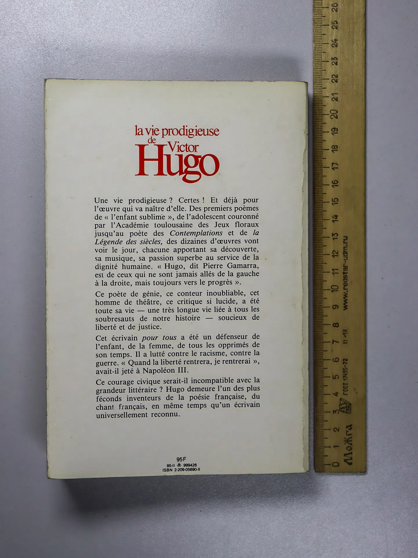 Gamarra Pierre. La vie prodigieuse de Victor Hugo