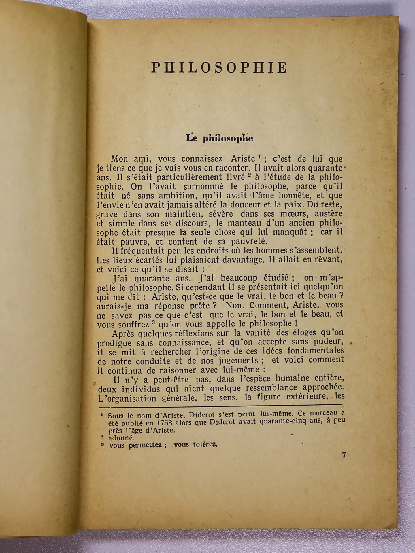 Diderot Denis. Extraits. Дидро. Изьранные места