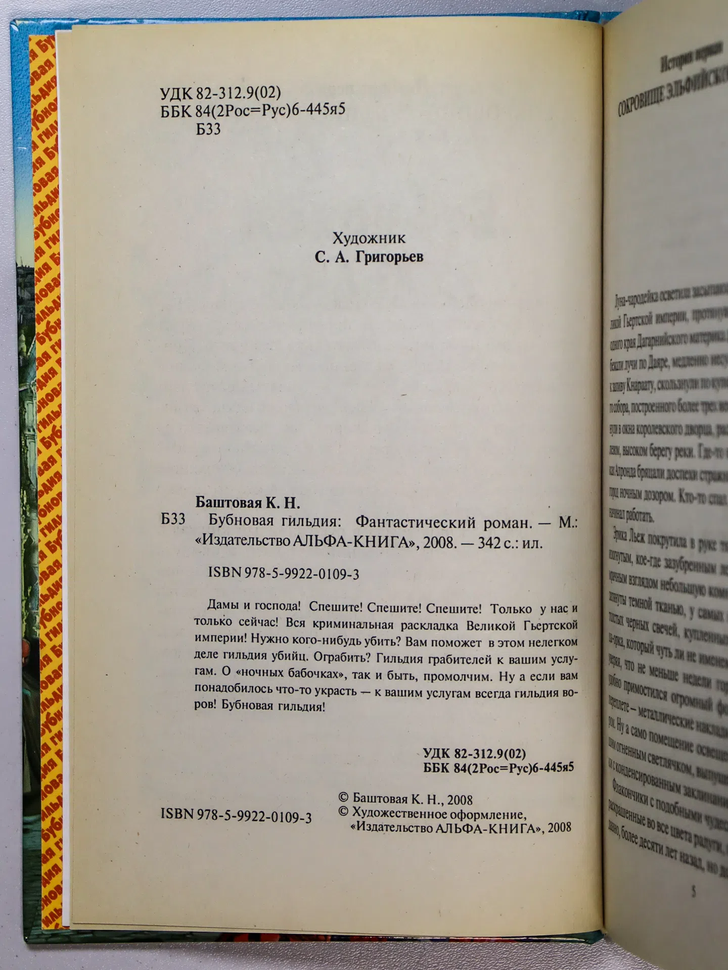 Баштовая Ксения Николаевна. Бубновая гильдия