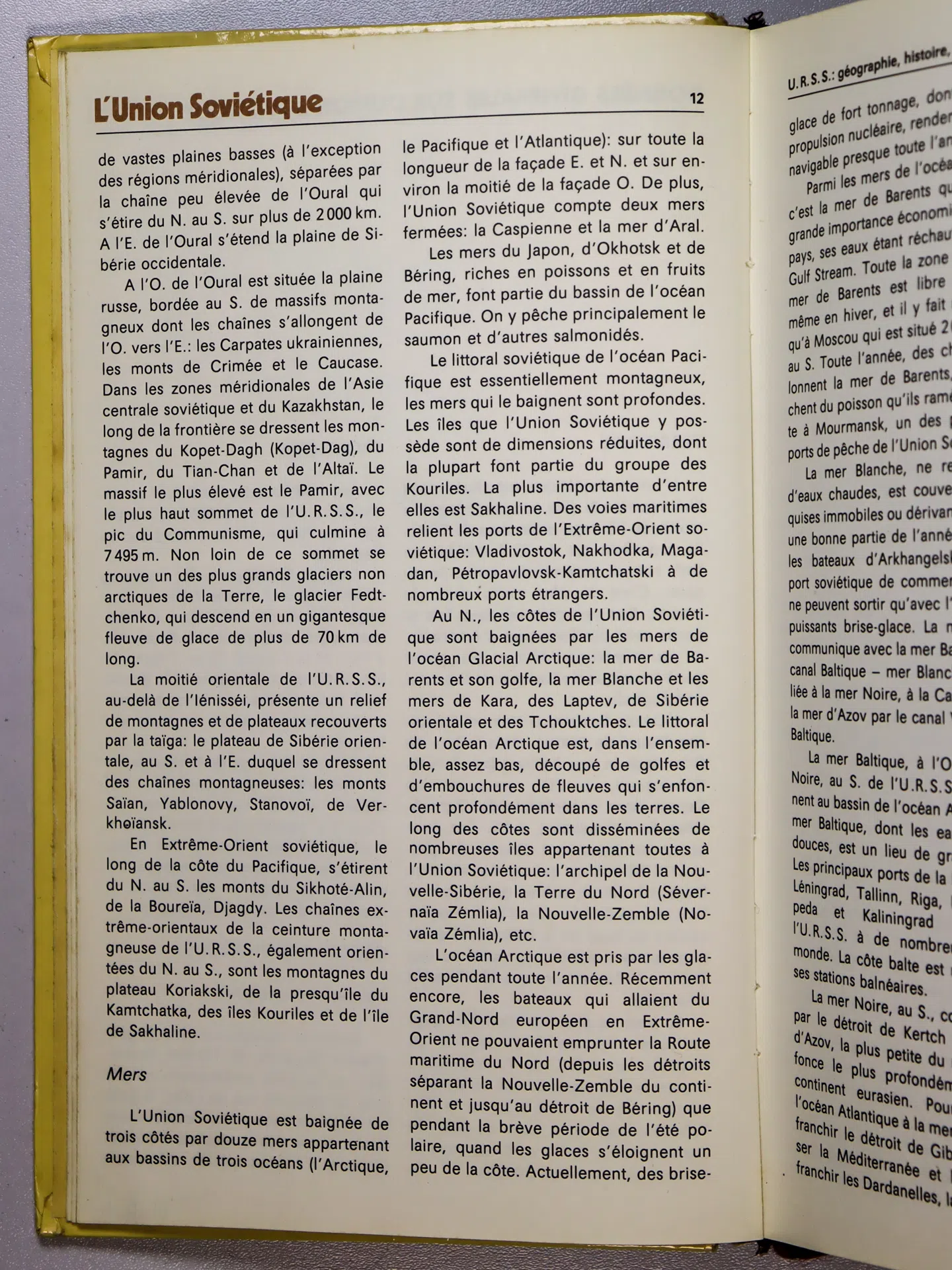 Doubinskaia Lydia. L’Union Soviétique. Guide-aperçu général