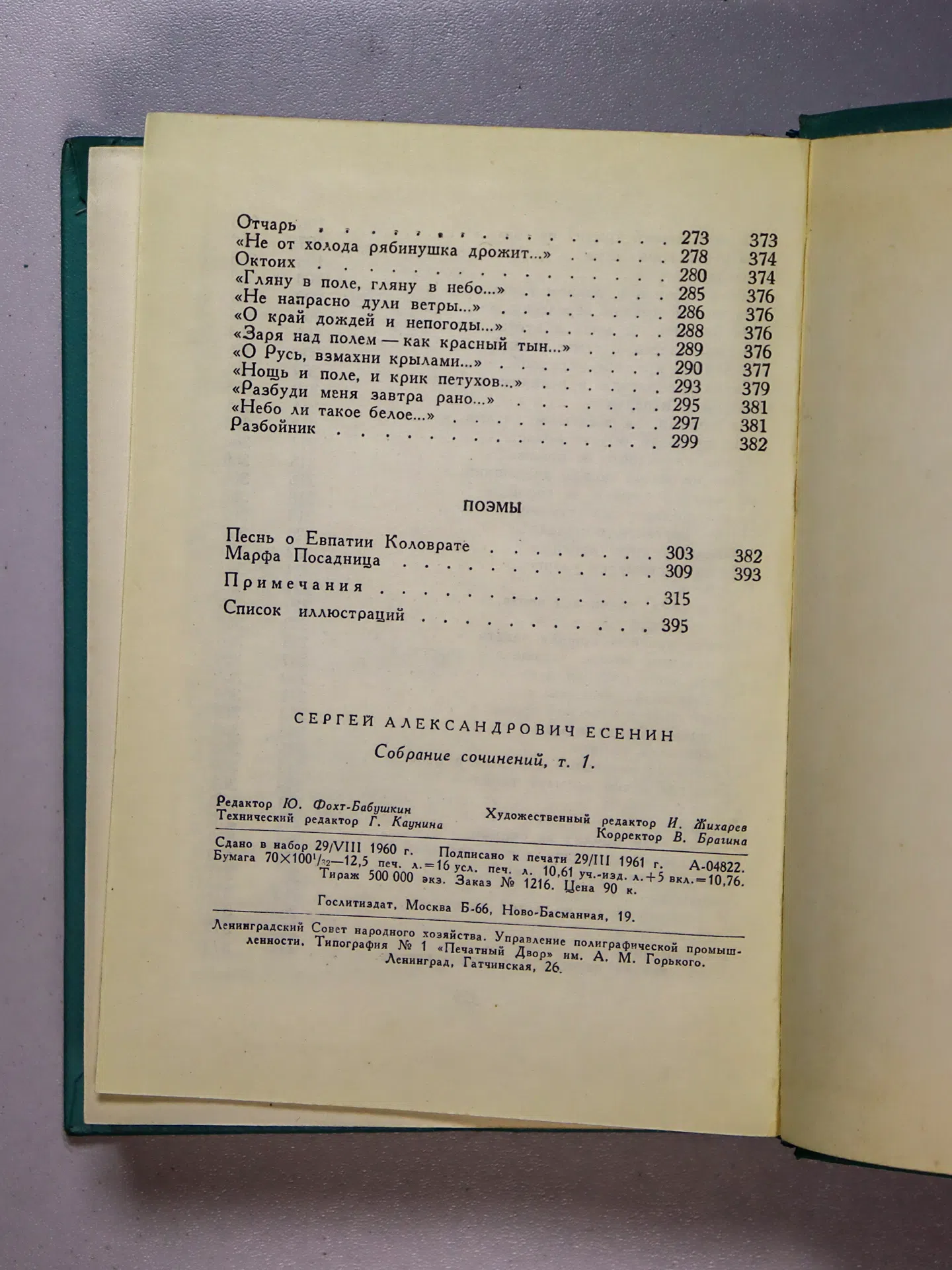 Есенин Сергей Александрович. Собрание сочинений. В пяти томах