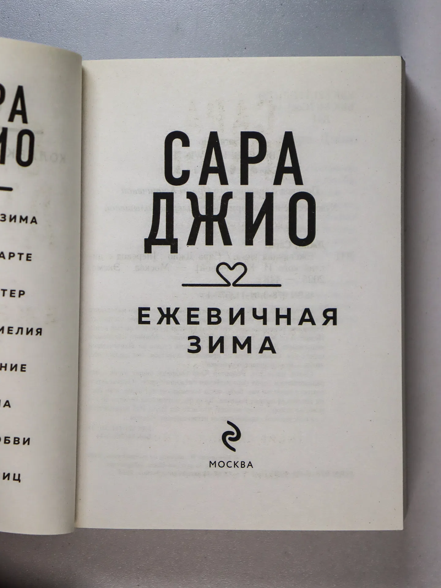 Джио Сара. Ежевичная зима